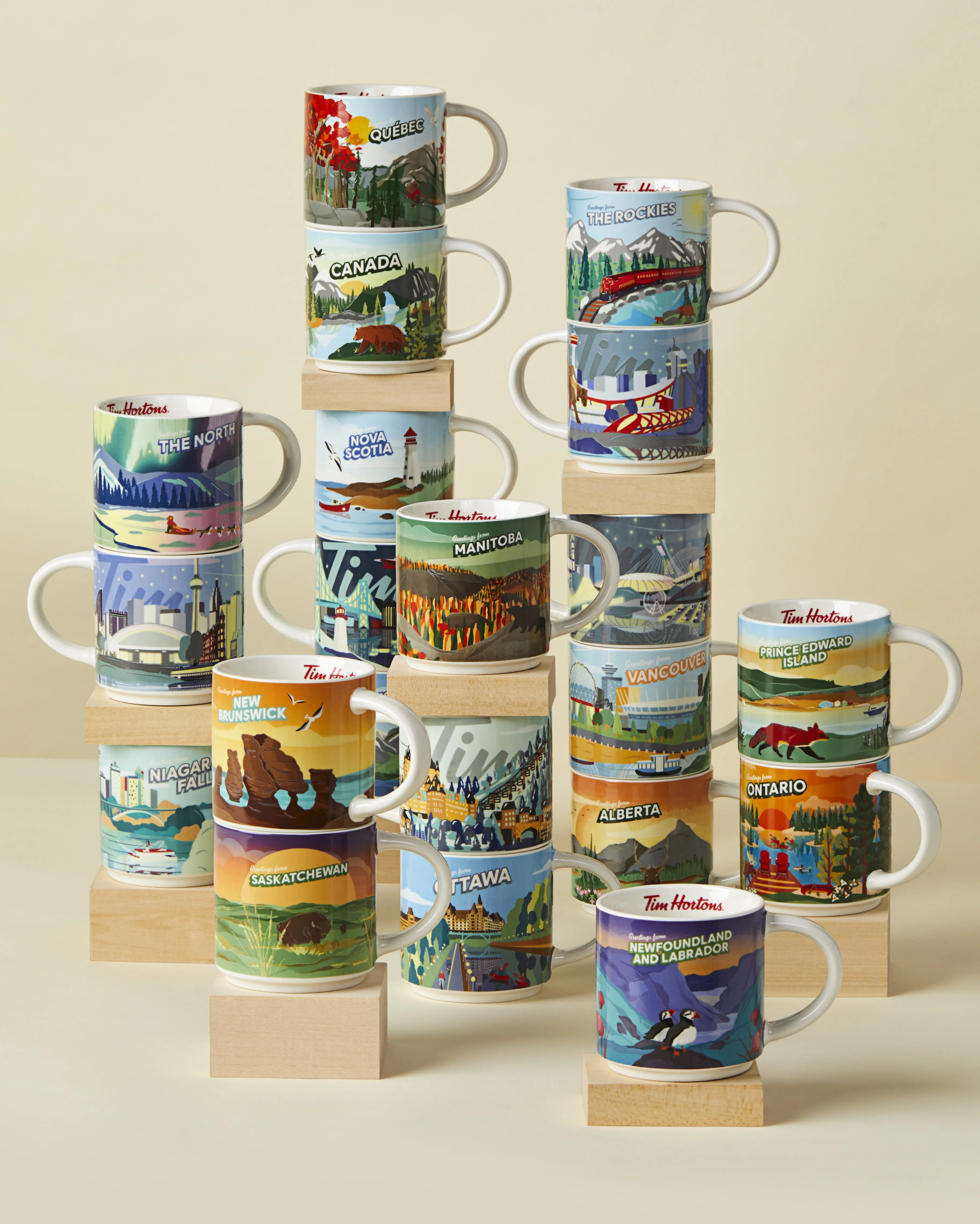 16oz Provincial Ceramic Mug - New Brunswick - Image 3