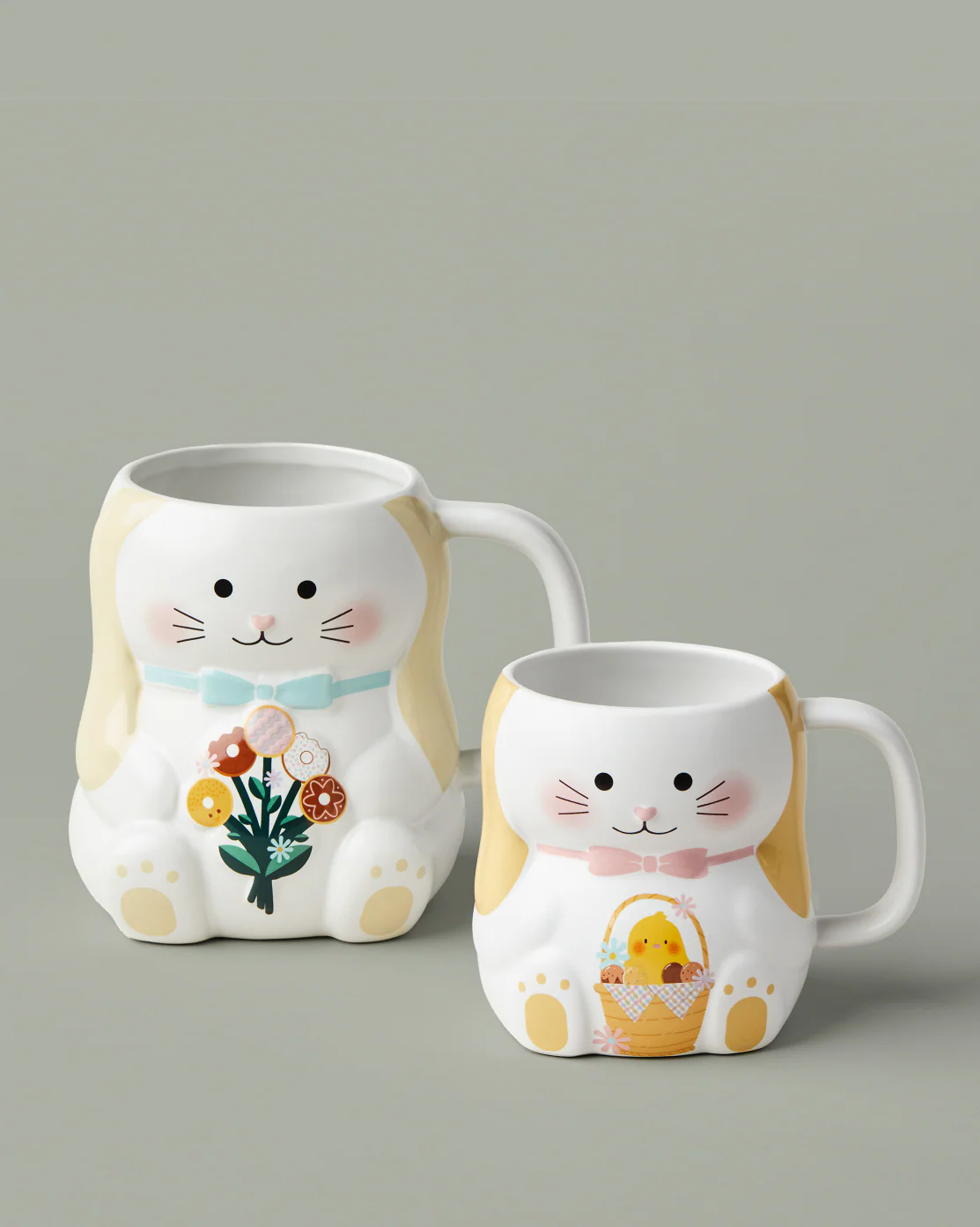 10oz Spring Bunny Ceramic Mug - Image 3