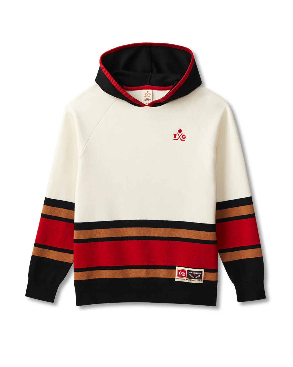 Hockey Unisex Knit Hoodie - Image 4