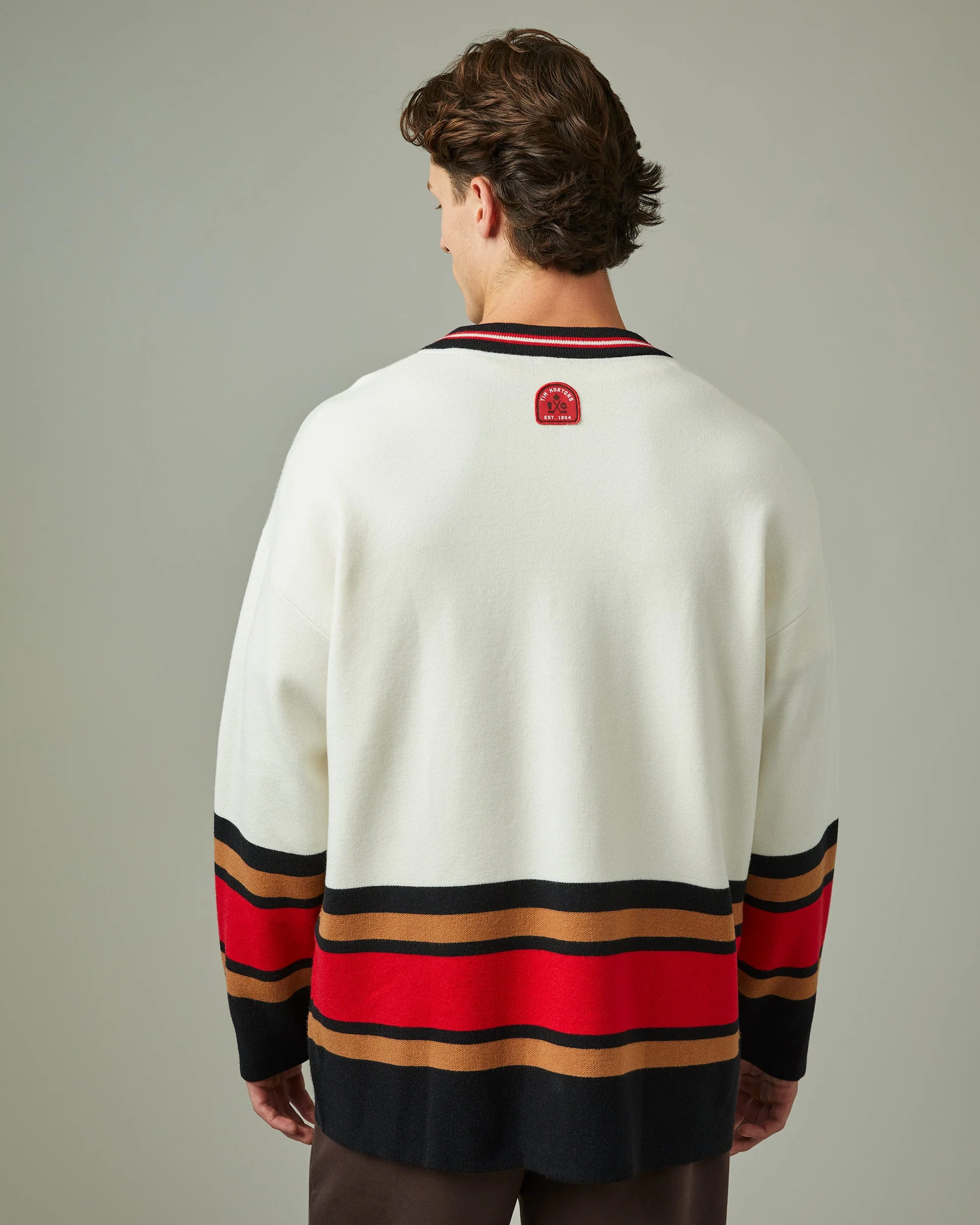 Hockey Unisex Knit Sweater - Image 3