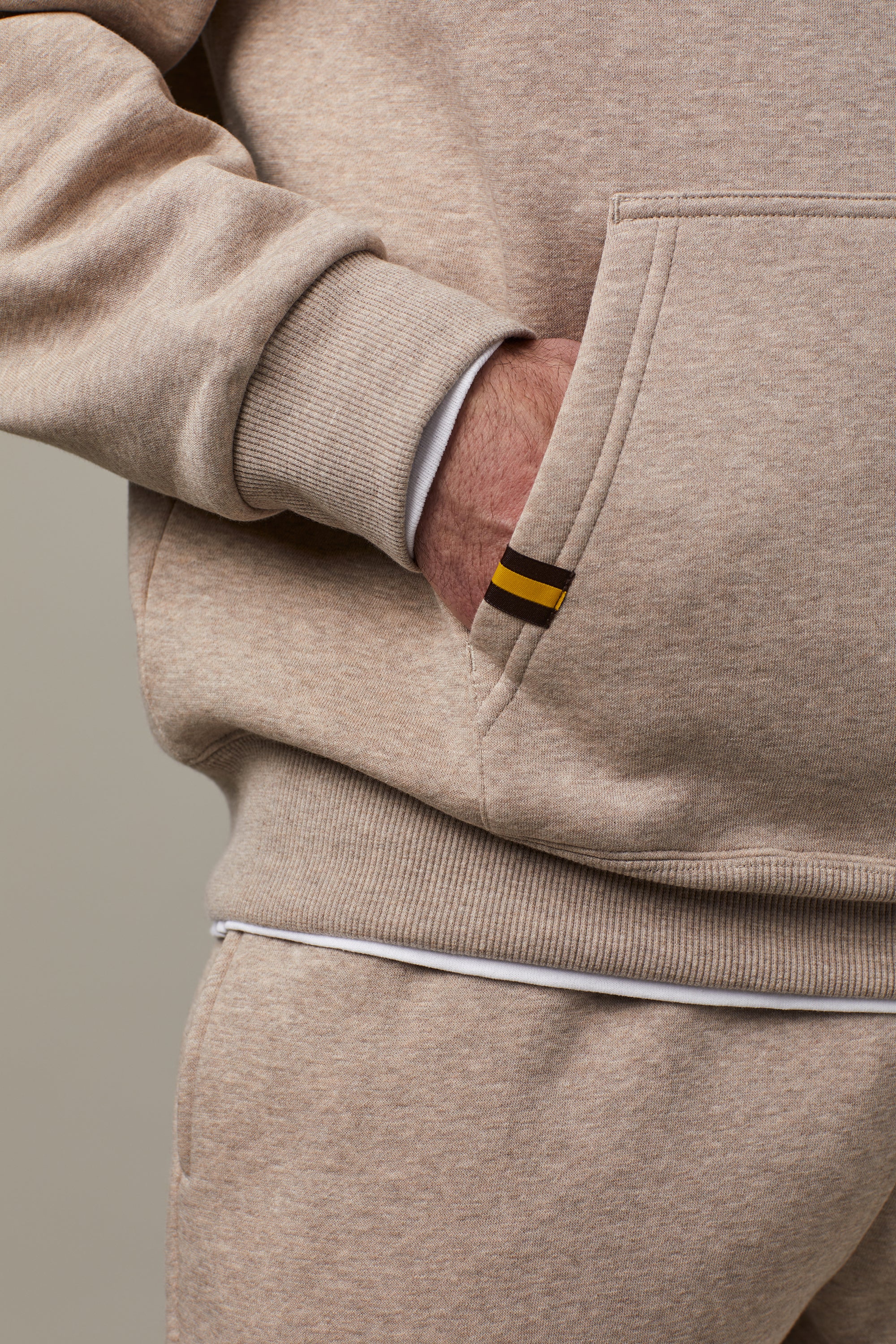 Retro Logo Unisex Hoodie - Iced Capp® Marl - Image 3