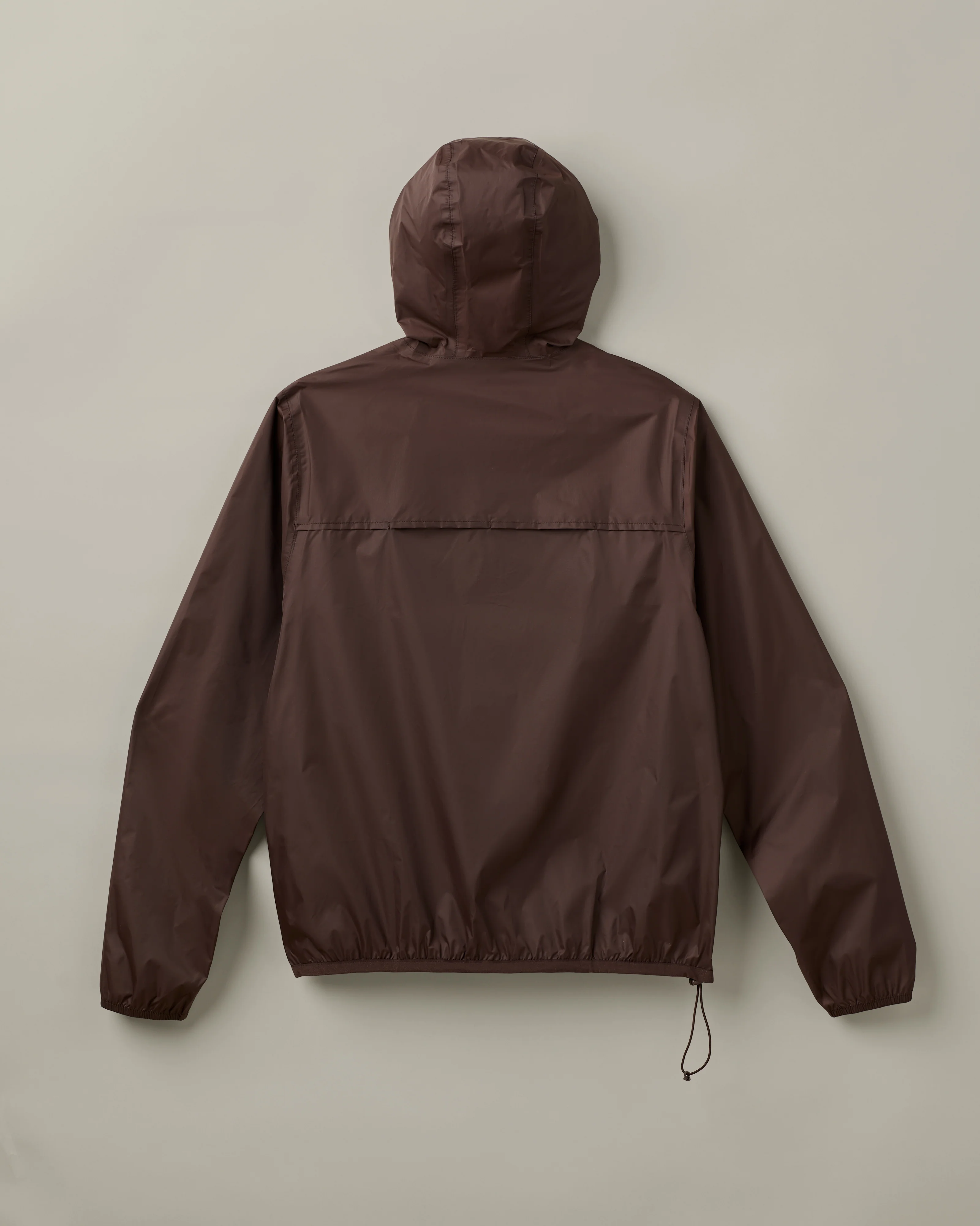 Retro Logo Unisex Packable Jacket - Espresso - Image 6