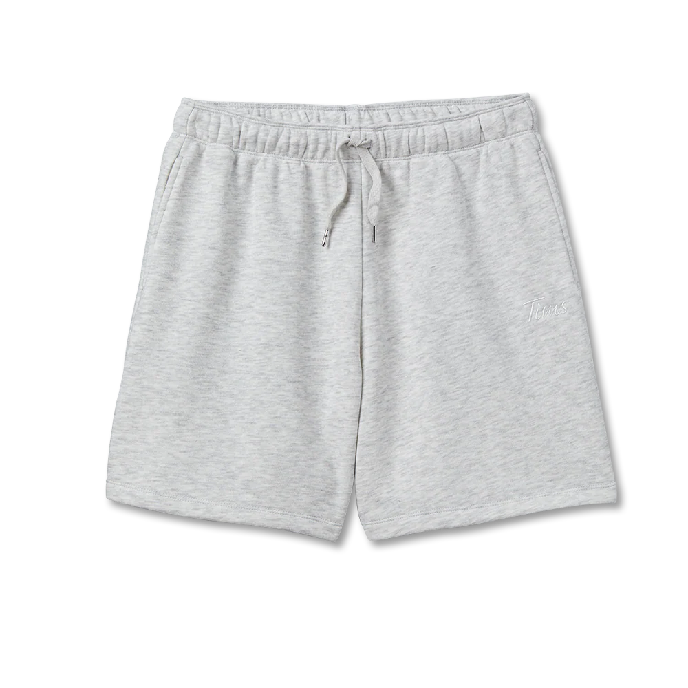 Tims Unisex French Terry Shorts - Cloud Marl 6" - Image 8